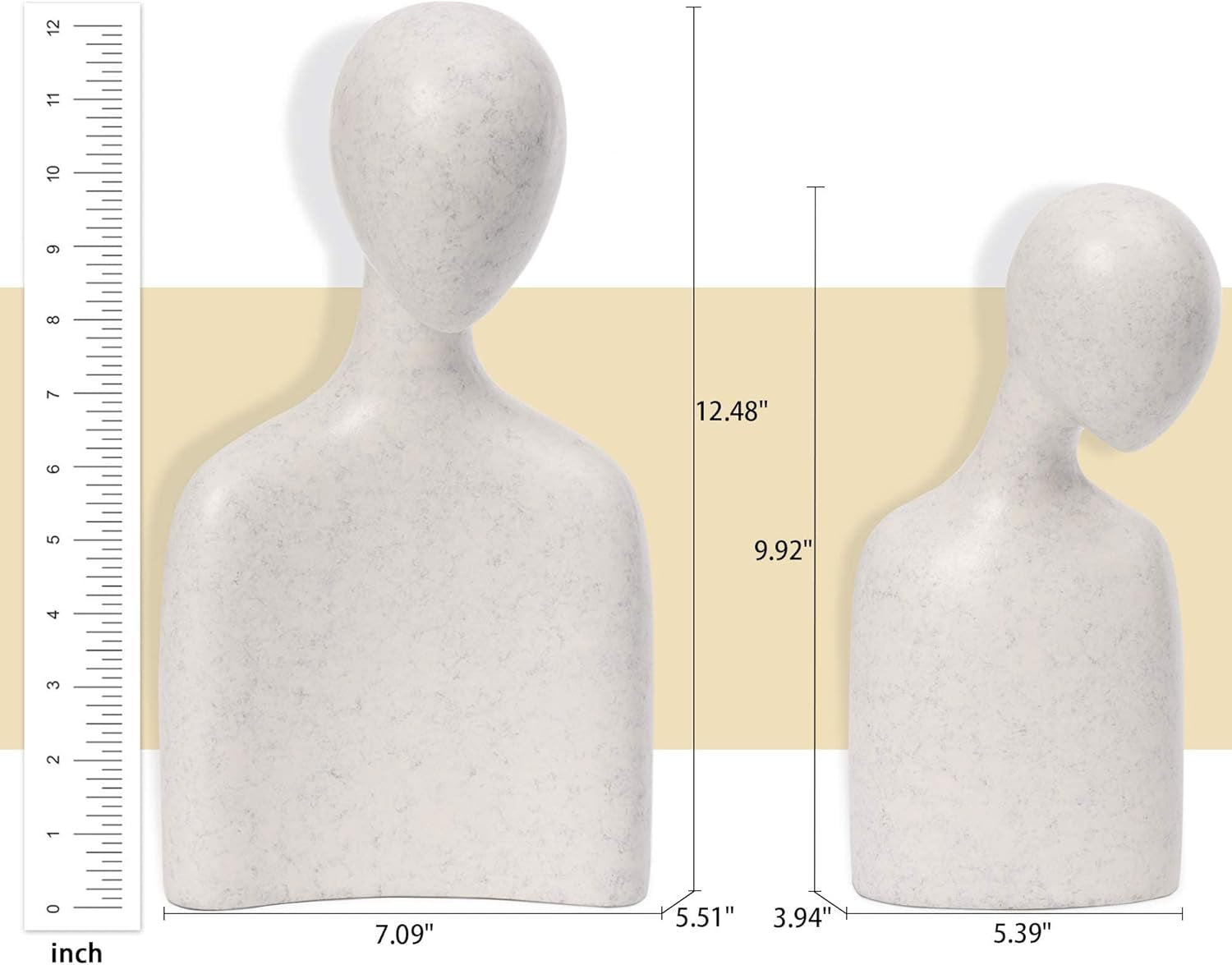 Abstract Couple Sculpture