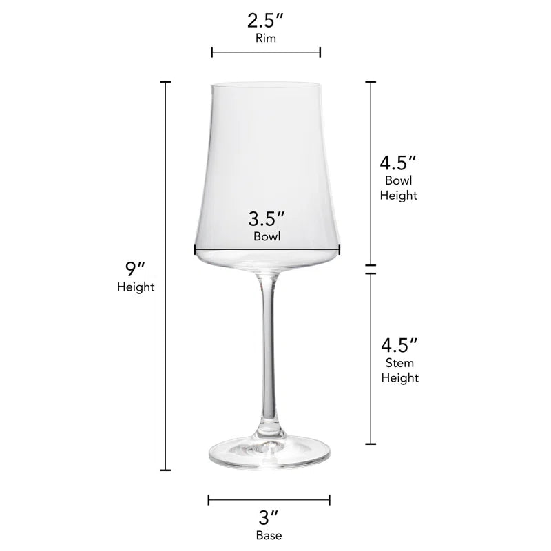 16 Oz. White Wine Glasses
