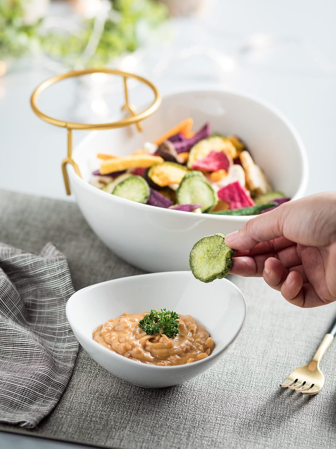 Porcelain Serving Bowl Set