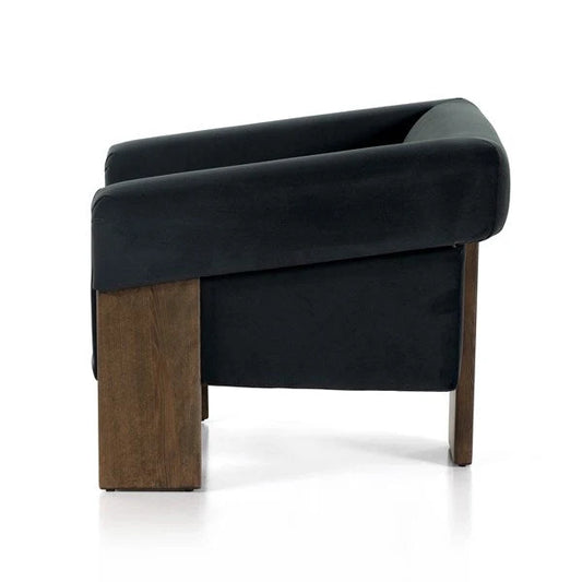 Cairo Chair - Modern Velvet Smoke
