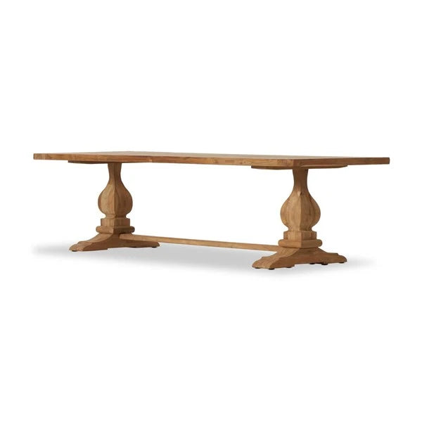 Novell Outdoor Dining Table-111"-Natural