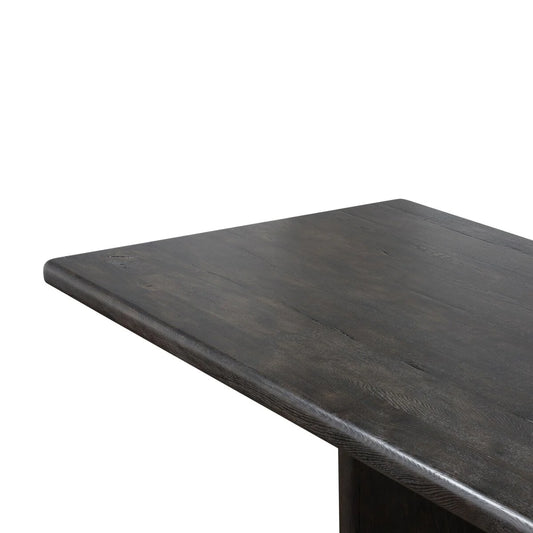 Castro Dining Table 118", Dark Espresso Reclaimed French Oak