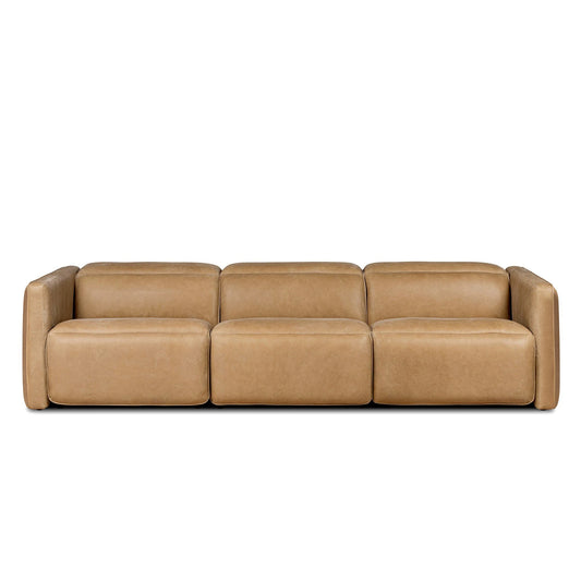 Kenlee Power Recliner 3Pc Sectional-112" - Palermo Cognac