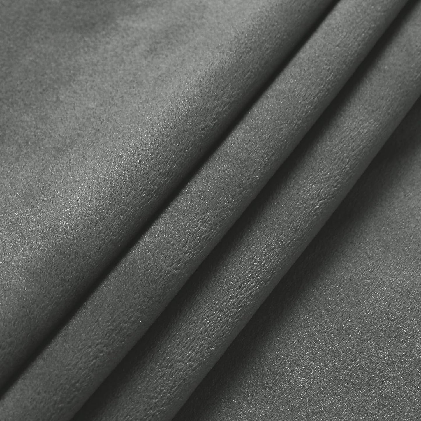 Decorative Throw Pillow Covers Velvet 18X18 Inch Dark Grey Pack of 2