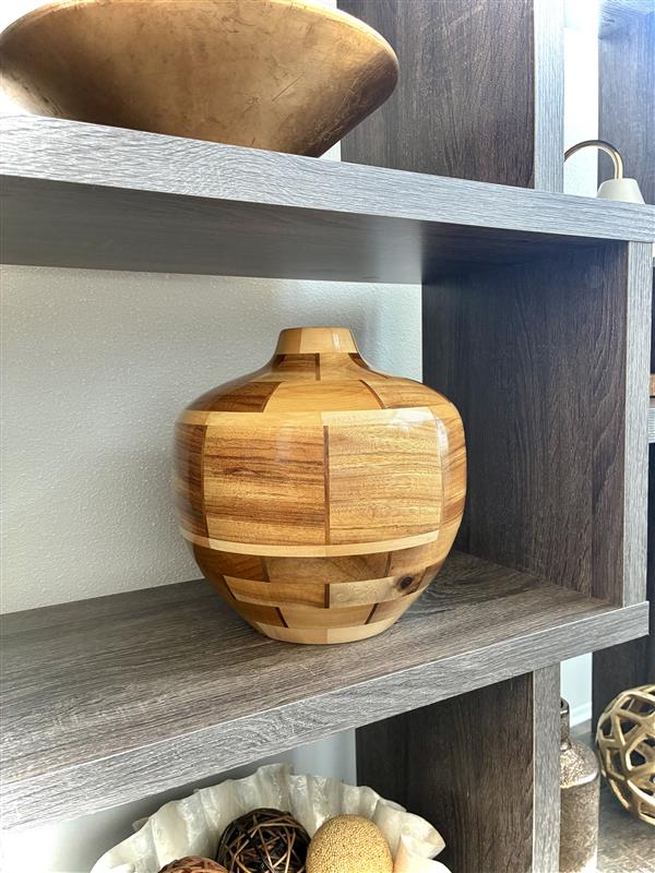 Handmade Wooden Vase