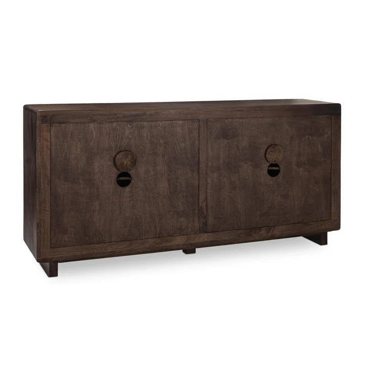 Albero Solid Wood 4 Door Buffet - Kona Brown