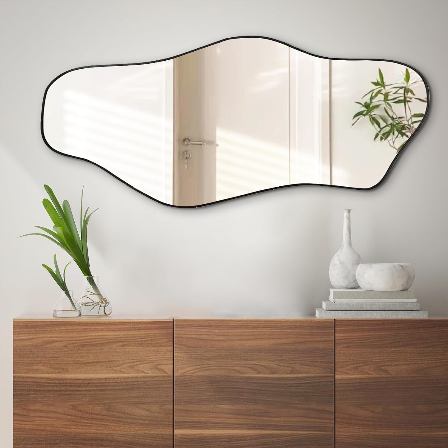 Irregular Mirror - Wall Mirrors Decorative, 47.2"X21.6"