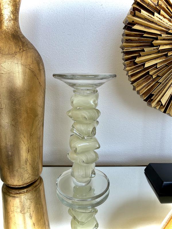 Small Glass Candle Holder