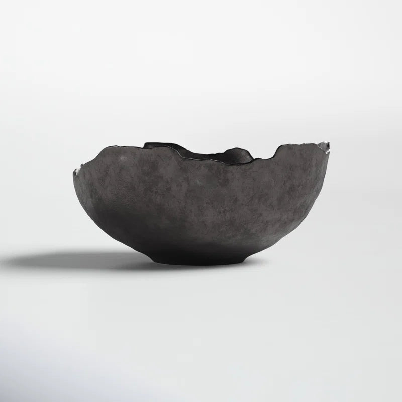 Black Metal Decorative Bowl