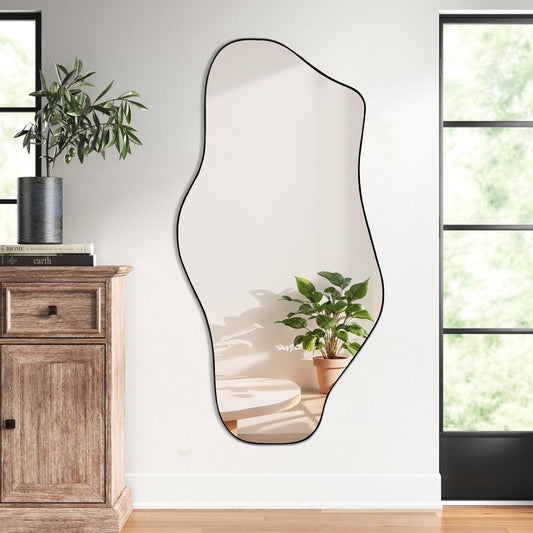 Irregular Mirror - Wall Mirrors Decorative, 47.2"X21.6"