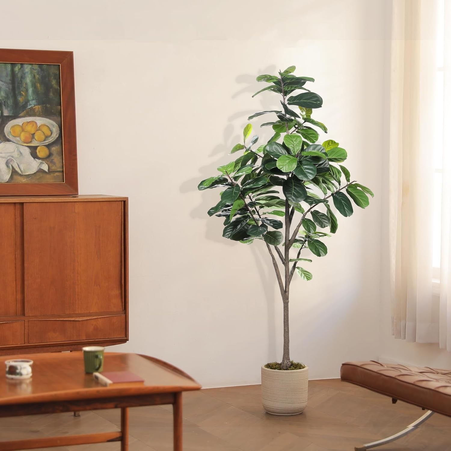 Faux Fiddle Leaf Fig Tree 7Ft