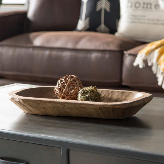 Handmade Wooden Dough Bowl