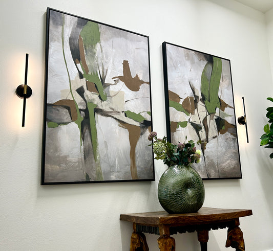 Sage Burning II - 40x60 Framed Wall Art