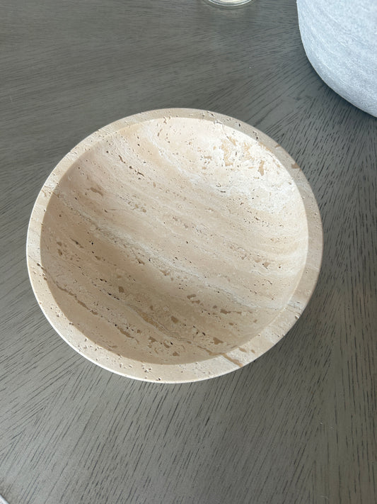 Travertine Marble Bowl