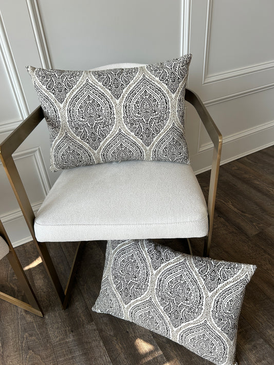 Outdoor Paisley Pillows - Set of 2