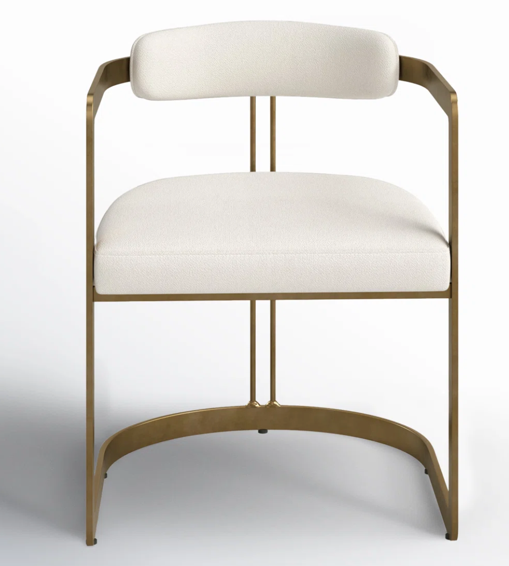 Iron Framed Dining Chair