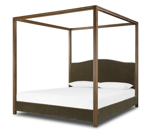 Malmo Olive Canopy Bed