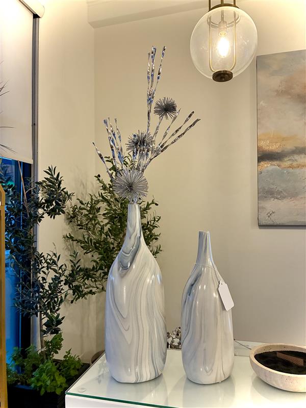 Silver Vase Decoration