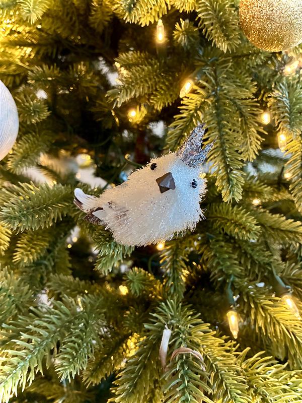 Crowned Bird Ornament