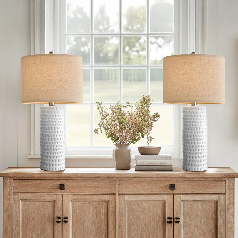 Ceramic Table Lamp Set