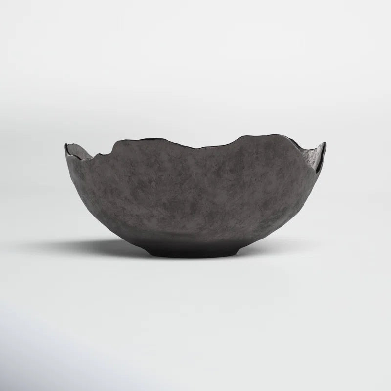 Black Metal Decorative Bowl