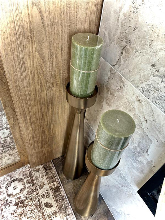 Green Holiday Candle