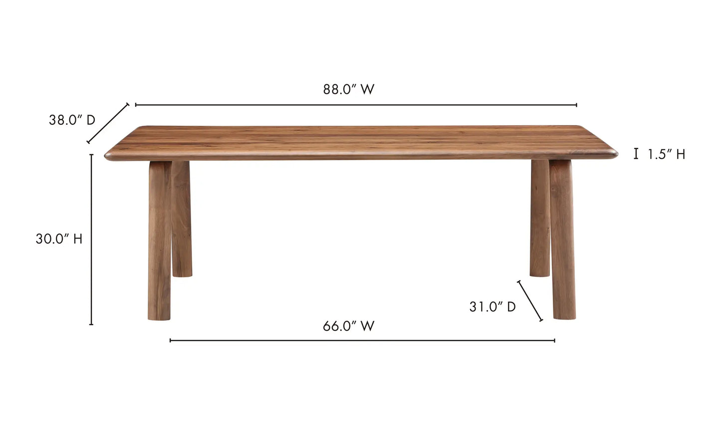 Malibu Dining Table Walnut