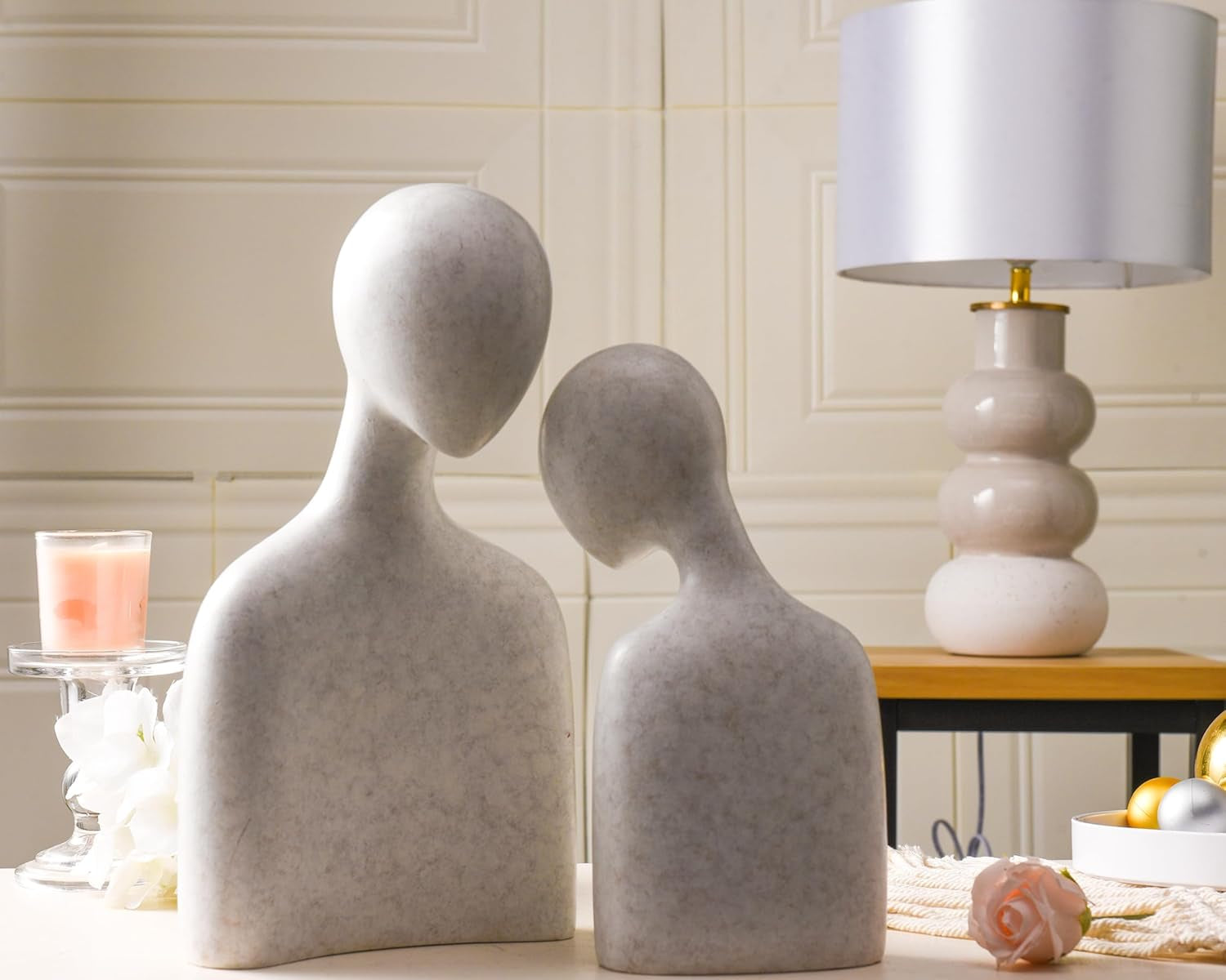 Abstract Couple Sculpture