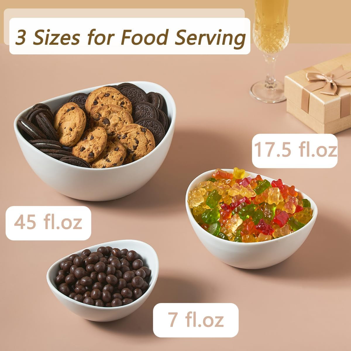 3 Tier Serving Bowls Set Tiered Serving Stand