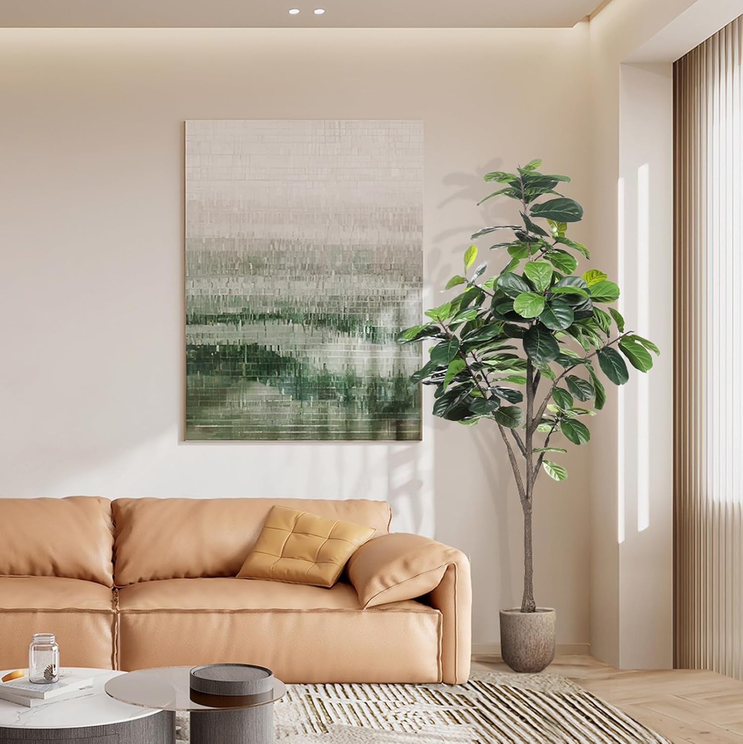 Faux Fiddle Leaf Fig Tree 7Ft