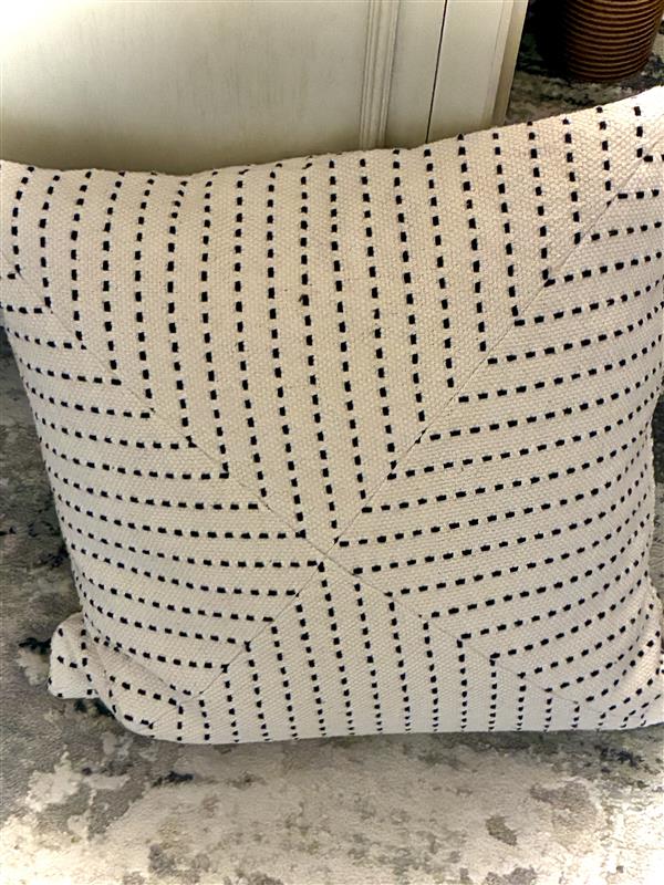 Black & White Throw Pillows Set of 2