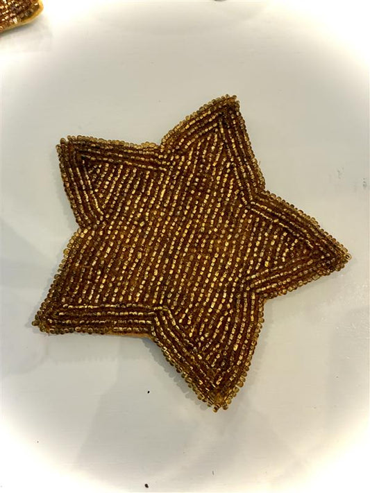 Beaded Star Coasters