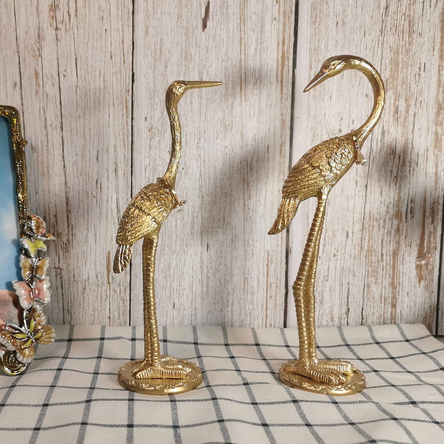 Metal Crane Ring Holder Stand