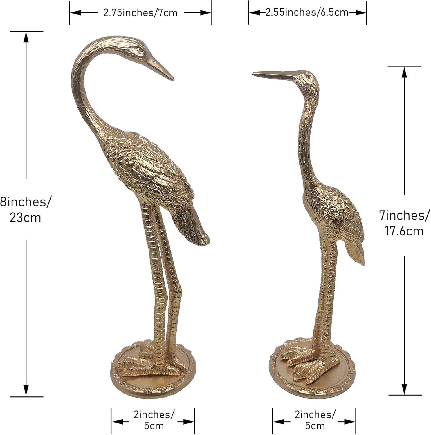 Metal Crane Ring Holder Stand