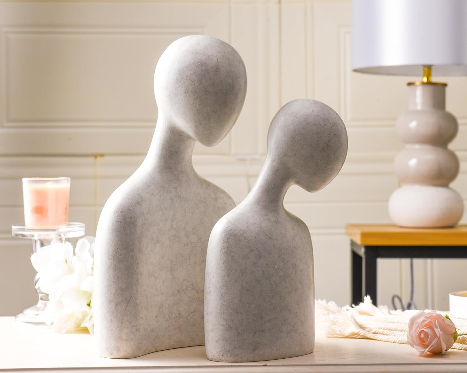 Abstract Couple Sculpture