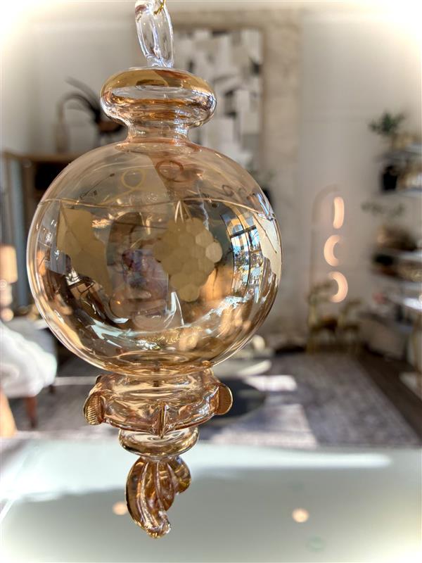 Gold Glass Ornament
