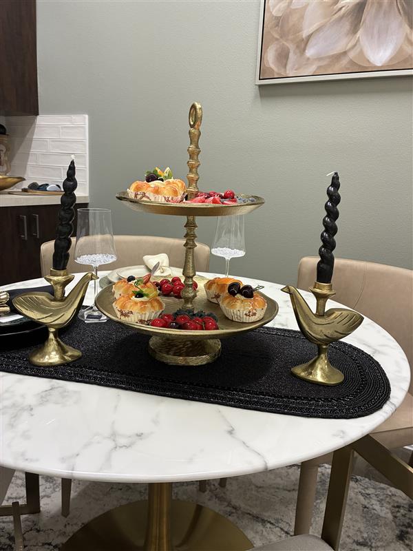 Set of 2 Antique Candle Sticks