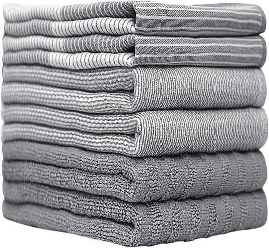 Premium Kitchen Towels (20”X 28”, 6 Pack)