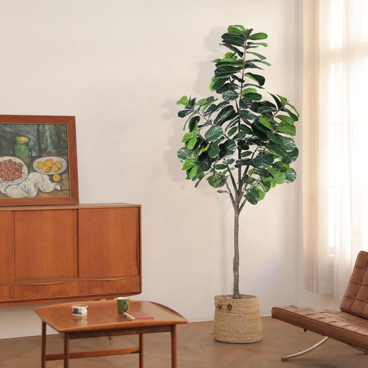 8Ft(96In) Fiddle Leaf Fig Tree Artificial