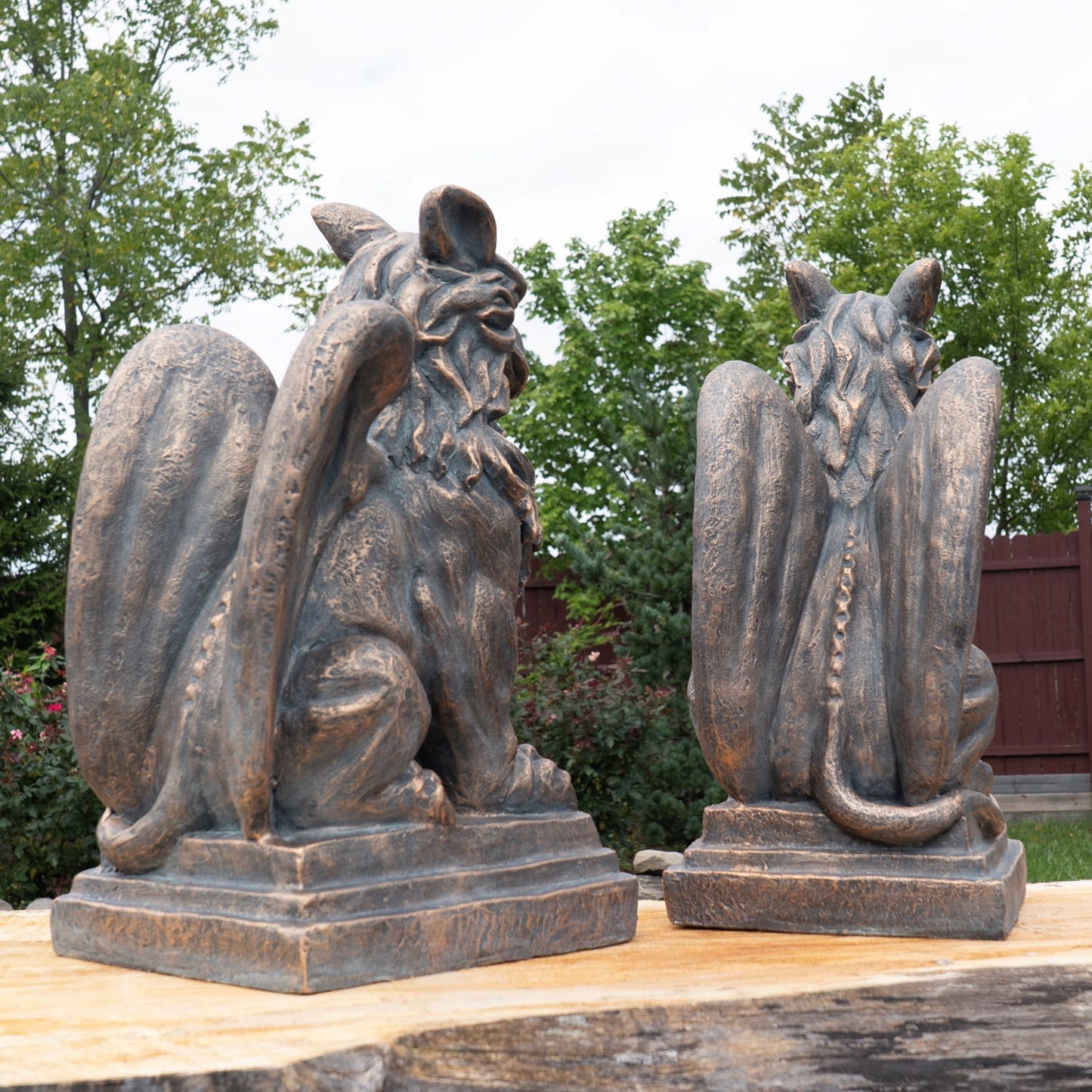Set of 2 - Griffin Statues