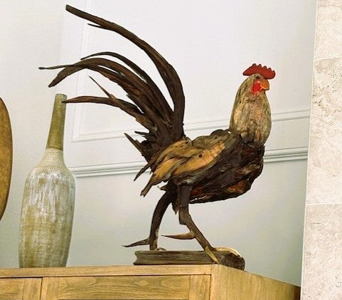 Hand Carved Rooster