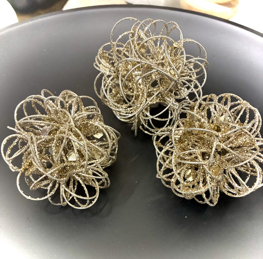 Tinsel Balls (Set of 3)