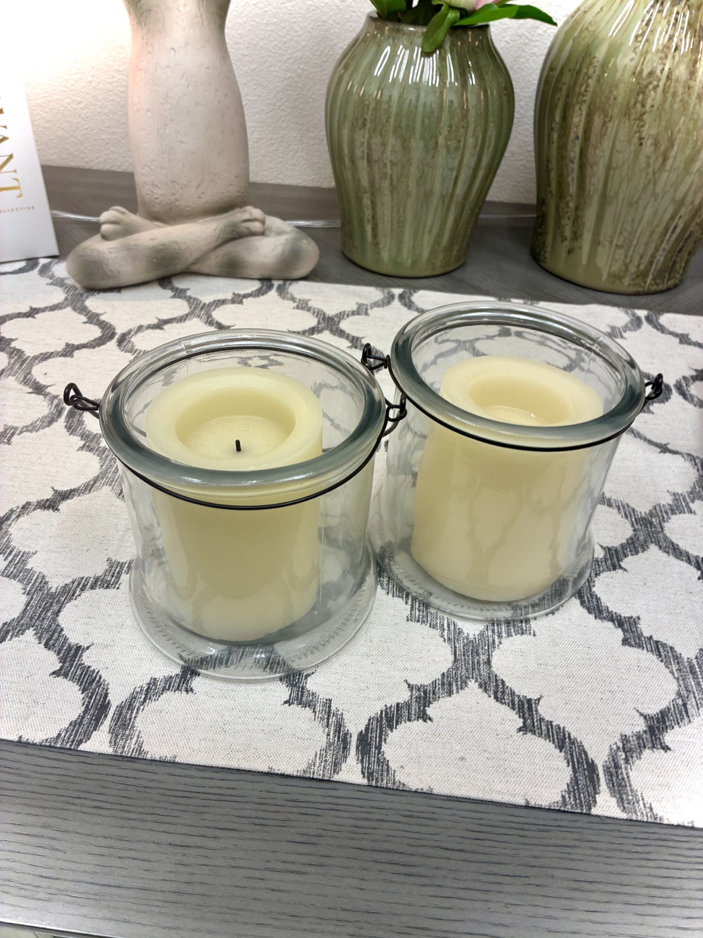 Pottery Barn Candle Holders (Set of 2)