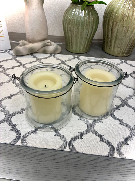Pottery Barn Candle Holders (Set of 2)