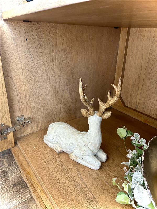 White Deer Statue