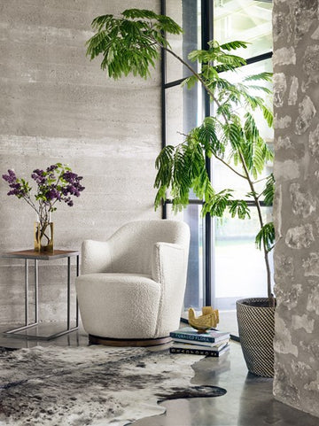 Aurora Swivel Chair-Knoll Natural