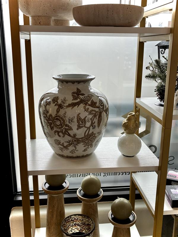 Gold China Pattern Vase