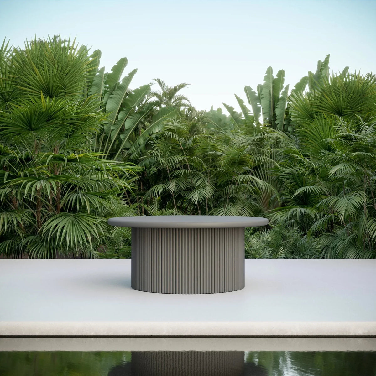 Palma - 40" Coffee Table - Charcoal