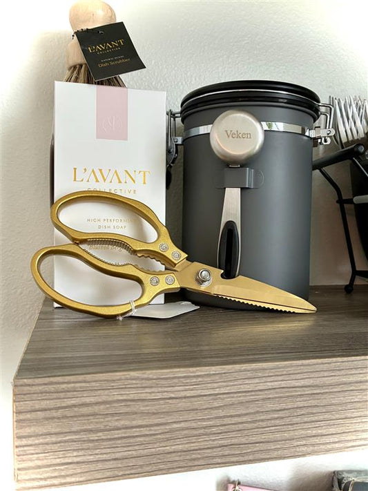 Kitchen Scissors, Heavy Duty Sharp Kitchen Shears Dishwasher Safe