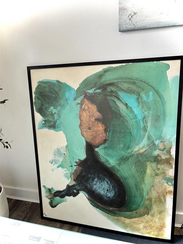 Spencer Carlson Framed Abstract Painting
